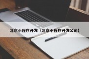 北京小程序开发（北京小程序开发公司）