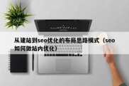 从建站到seo优化的布局思路模式（seo如何做站内优化）