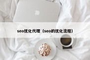 seo优化代理（seo的优化流程）