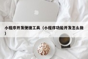 小程序开发便捷工具（小程序功能开发怎么做）