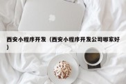 西安小程序开发（西安小程序开发公司哪家好）